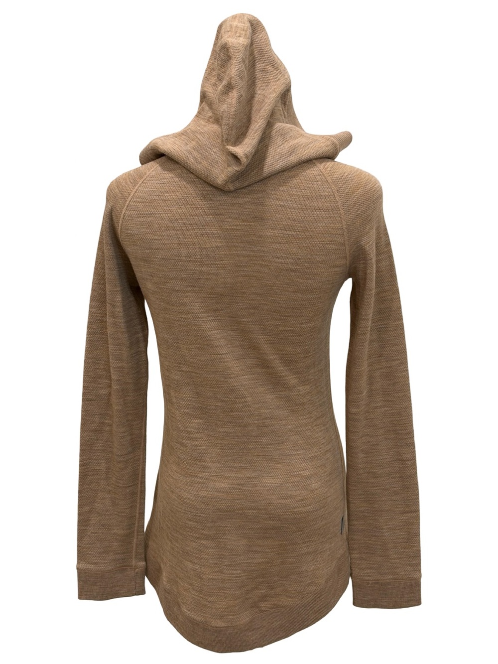 Icebreaker Merino Crave Hood in Fawn - Picture 4 of 7